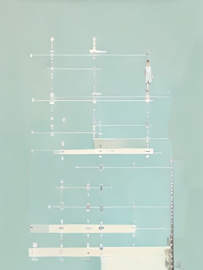 Illustrasjon av stegvis progresjon over fire uker med visuelle markører